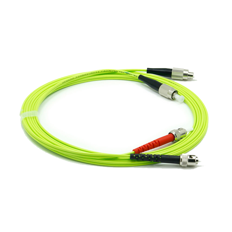 FC-ST/UPC Fiber Optic Patch Cord OM5 Multimode Duplex 2.0mm PVC/LSZH