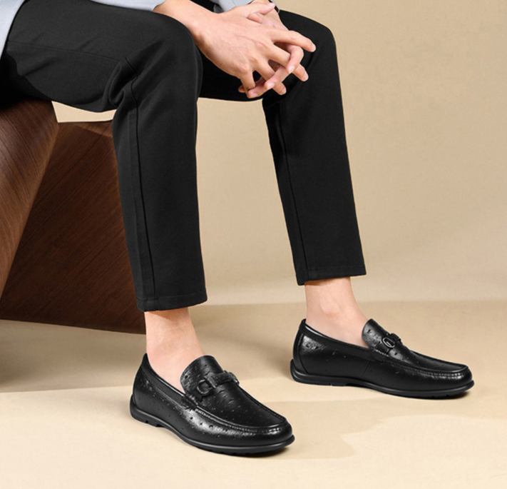 Newest Luxury Men's Breathable Slip-On Loafers for Office & Wedding Business Flats Footwear