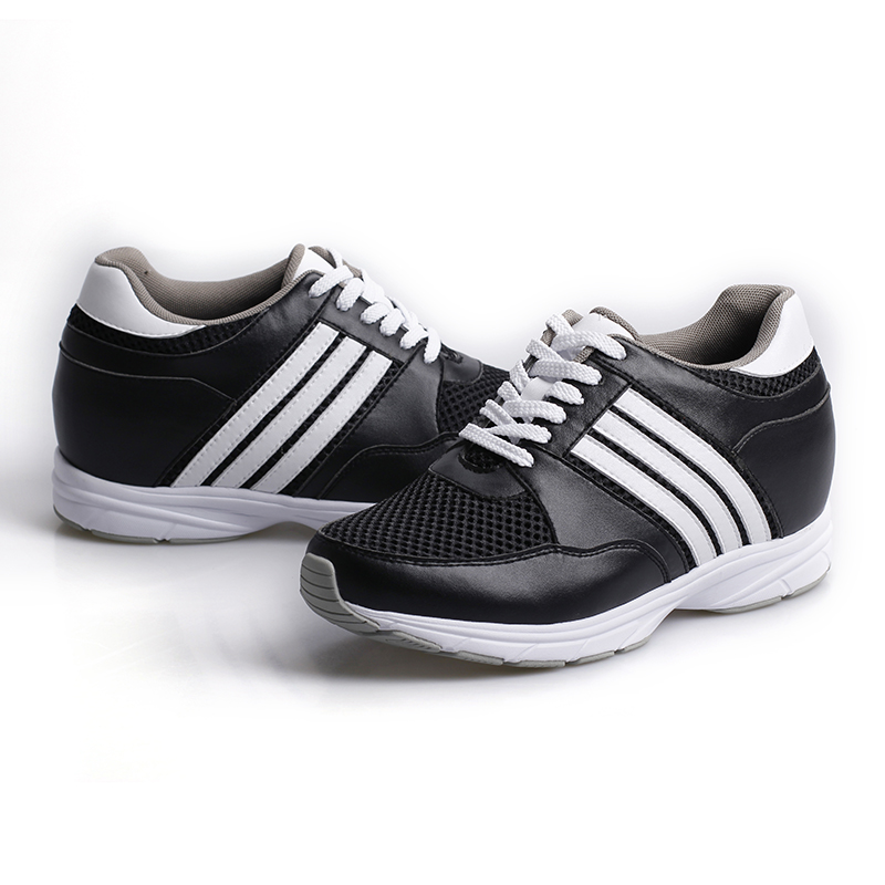 Fashion breathable 8cm Height increasing sport shoes