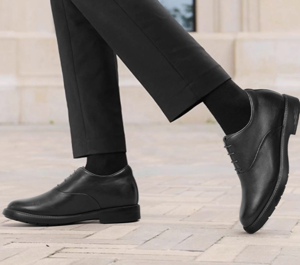 2025 New Arrival Factory Customization Men Dress Office Business Men Formal Shoes Lace up Fashion Mens Leather Shoe Height Increasing 7cm