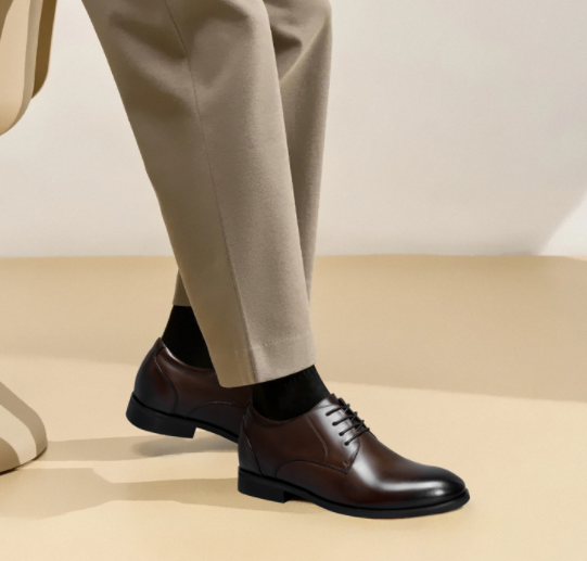 2025 Trending Dress Shoe for Men High Quality New Style  Fashion Luxury Male Men's Breathable Business Dress Genuine Leather Shoes For Man