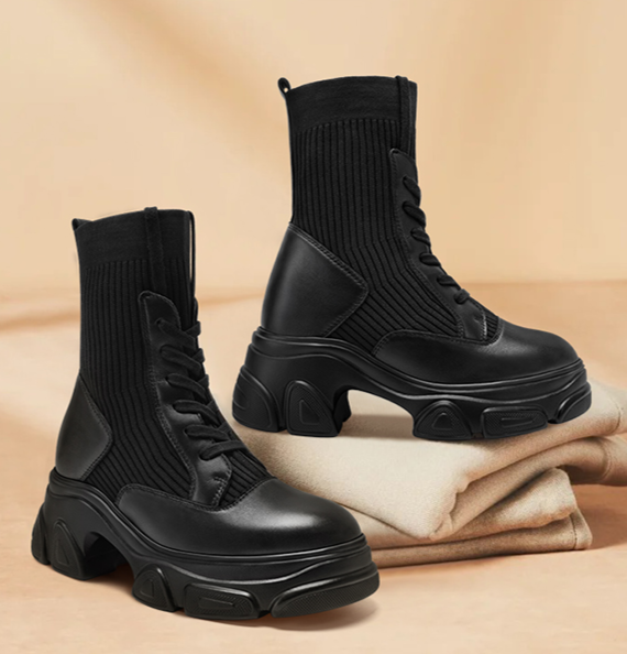 2025 New Arrival Hight Quality Custom Logo Chunky Heel Designer Boots Luxury Brand Women Designer Boots Plus Size 35-43 Ladies Designer Boots