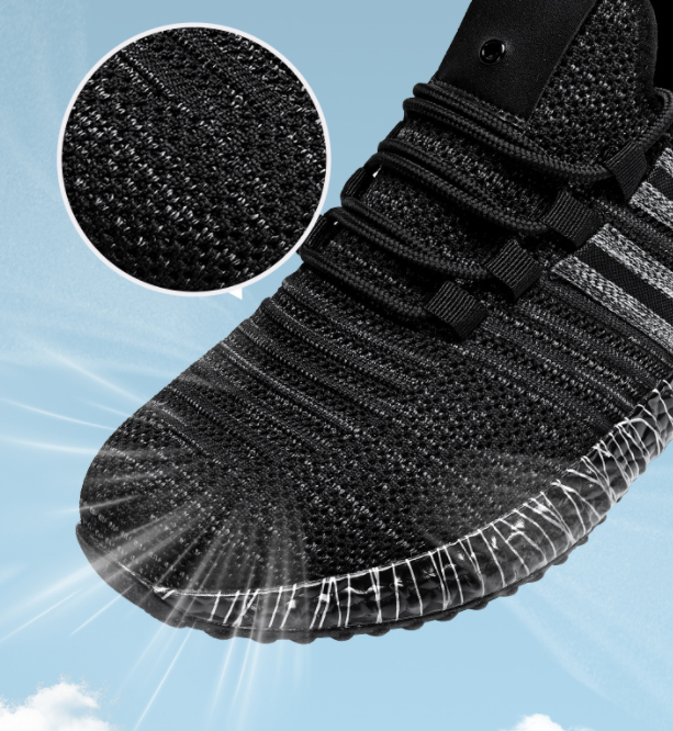 Newest Style Casual Running Shoes Breathable Flying Woven Sports Sneakers for Summer Autumn