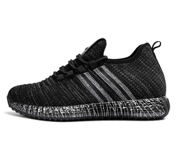 Newest Style Casual Running Shoes Breathable Flying Woven Sports Sneakers for Summer Autumn