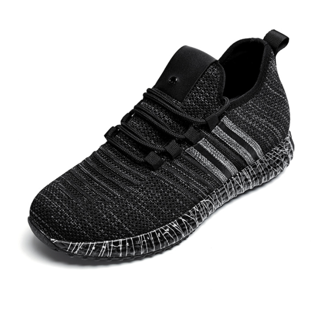 Newest Style Casual Running Shoes Breathable Flying Woven Sports Sneakers for Summer Autumn