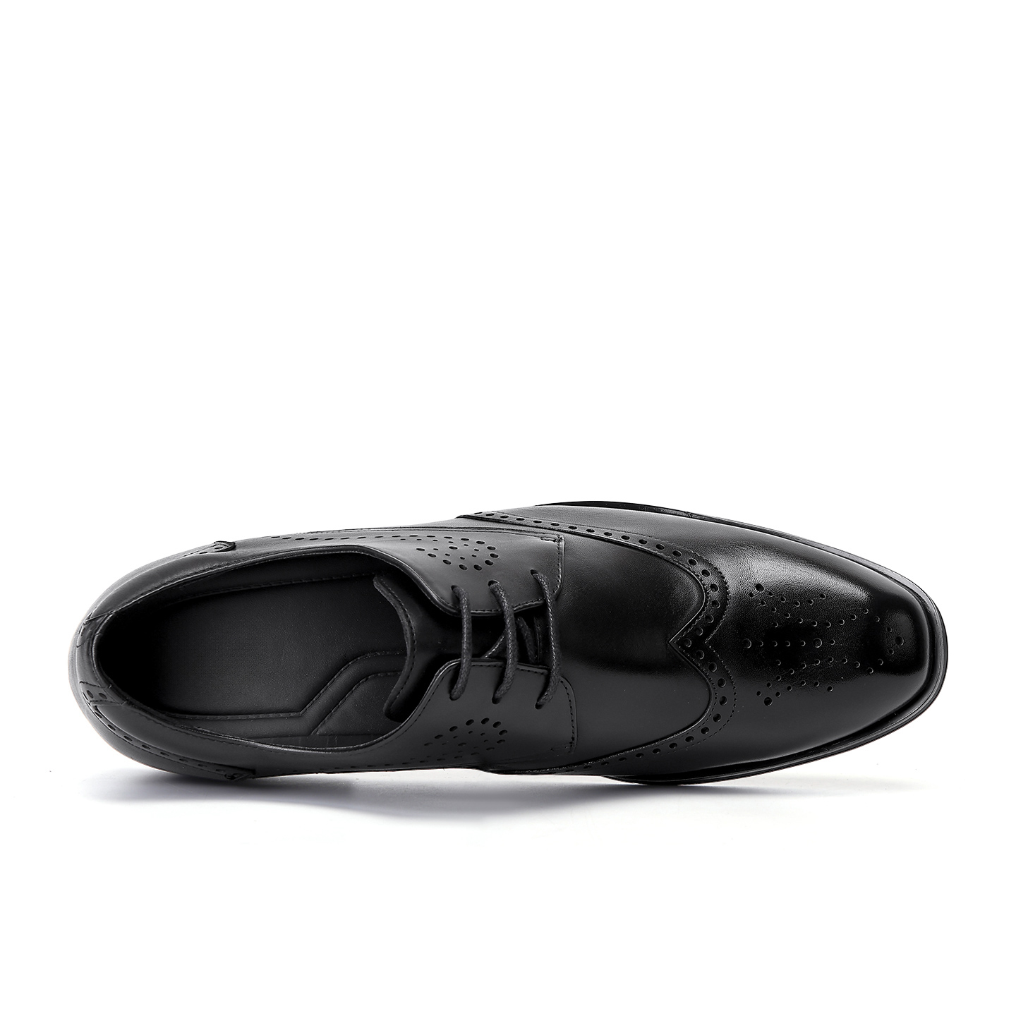 New Hollow Loafers Pure Leather Office Shoes Men's Business Wedding Party Dress Shoes Chaussures Habillees En Cuir Pour Hommes