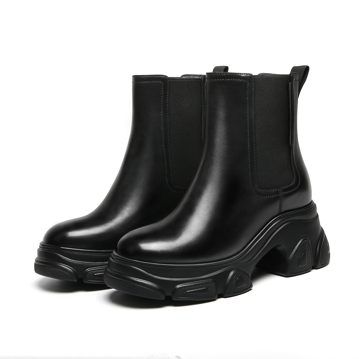 2025 New Arrival Girl Boots Hight Quality Custom Logo Fashionable Design Thick-soled Anti-Slip Outdoor Boots for Women Height Increasing 9cm