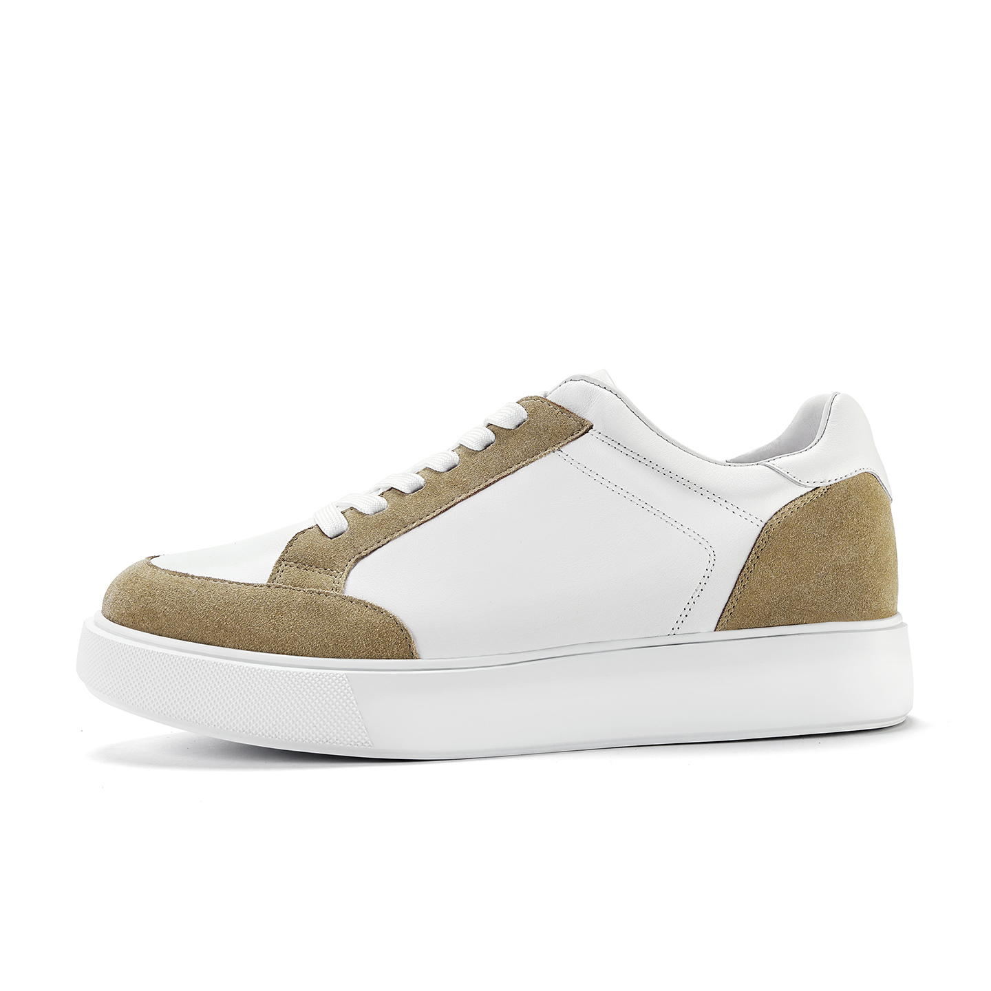 2025 Trending New Sneaker Manufacture Comfortable Breathable Genuine Leather Shoes Custom Mens Casual Shoes