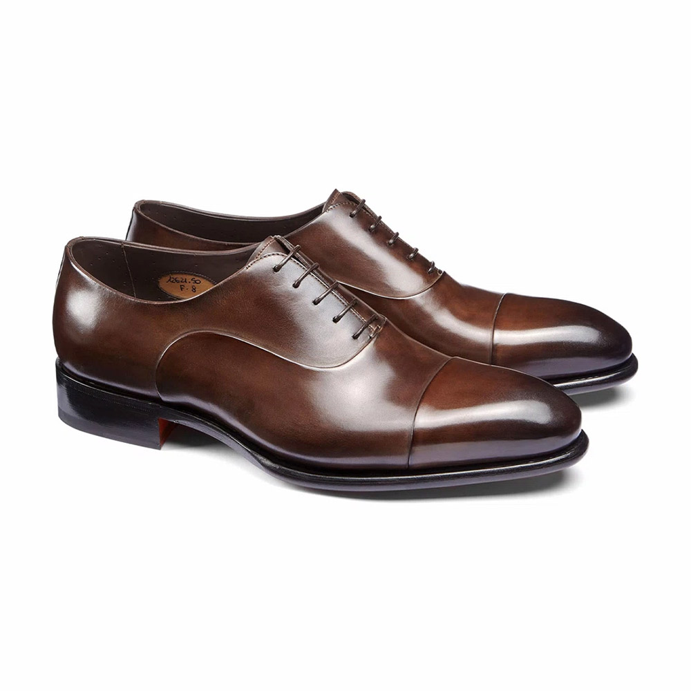 New high-end business italian leather wedding dress shoes & oxford men bespoke shoes height-increasing shoes
