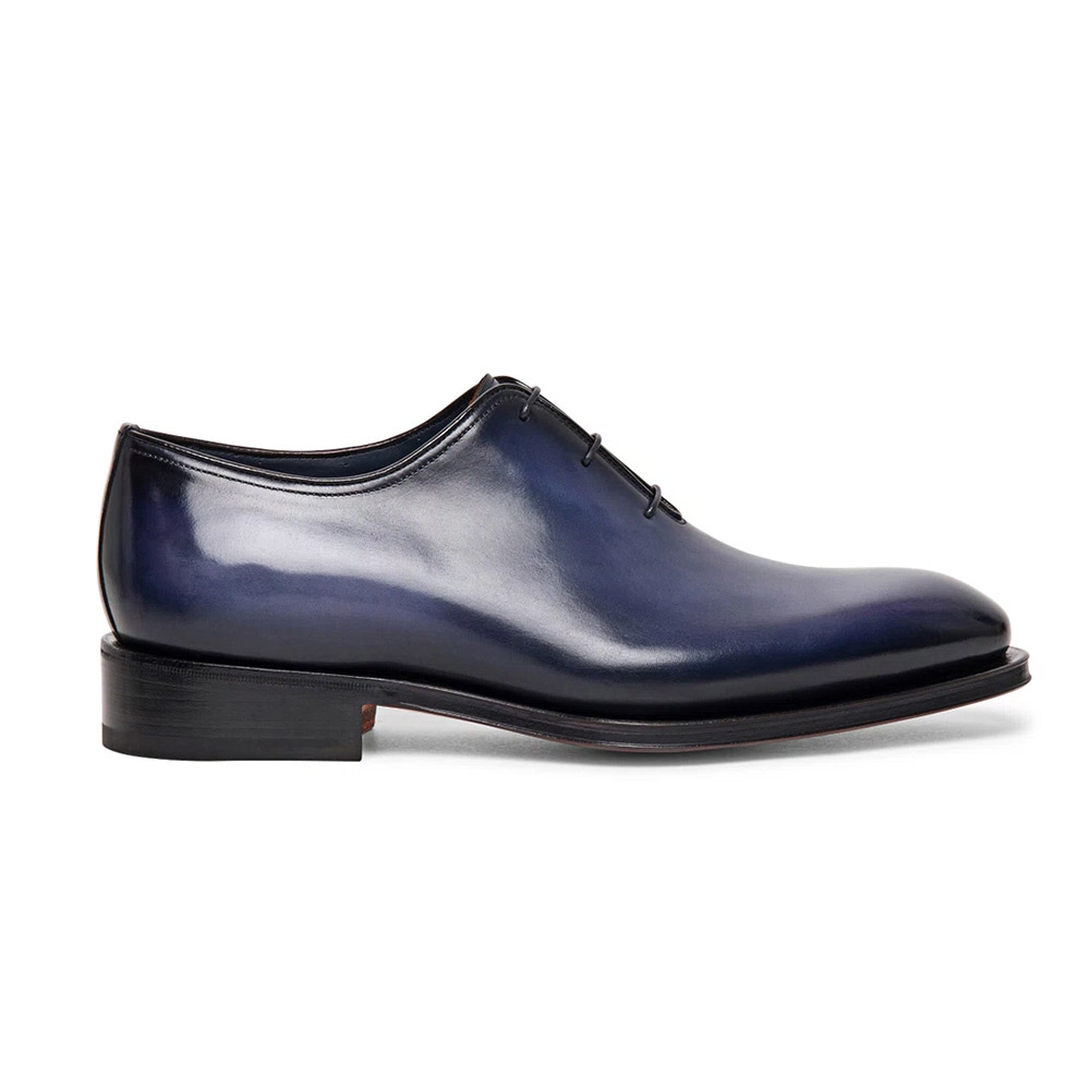 High-end Private Custom formal mens genuine leather dress blue elevator shoes