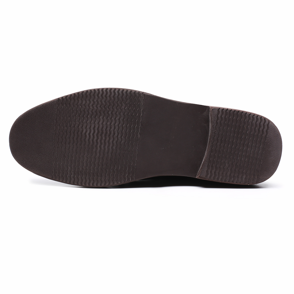 Black 8cm Height Casual Leather Men Dress Elevator Shoes