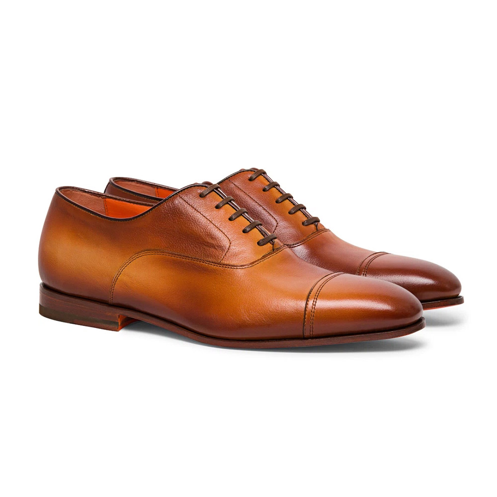 High-end custom original leather Italian shoes men's genuine leather shoes invisible height increasing shoes
