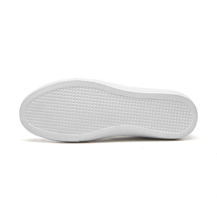 white cow leather sneakers casual height increasing for men