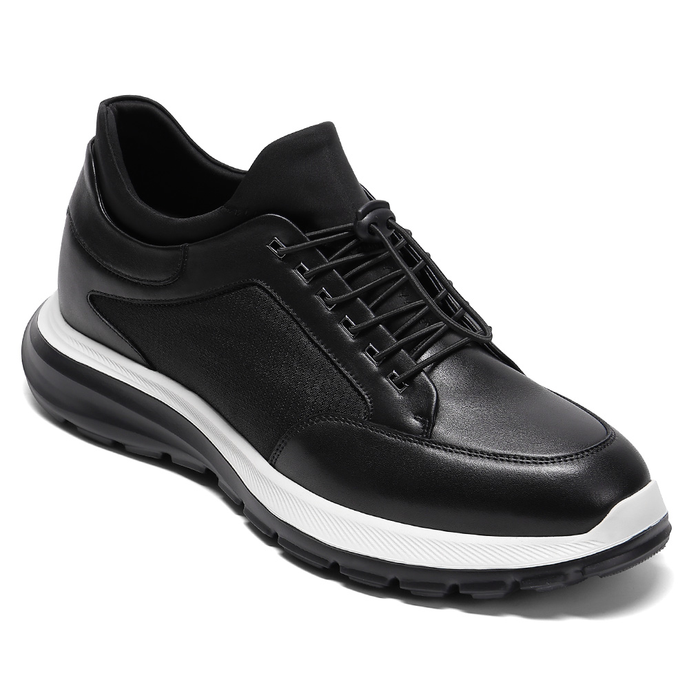 Wholesale Men's Genuine Leather Running Sneakers Comfortable Anti-Slip New Style for Fall Winter Spring Walking Customized Logo