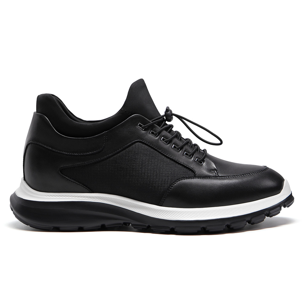 Wholesale Men's Genuine Leather Running Sneakers Comfortable Anti-Slip New Style for Fall Winter Spring Walking Customized Logo