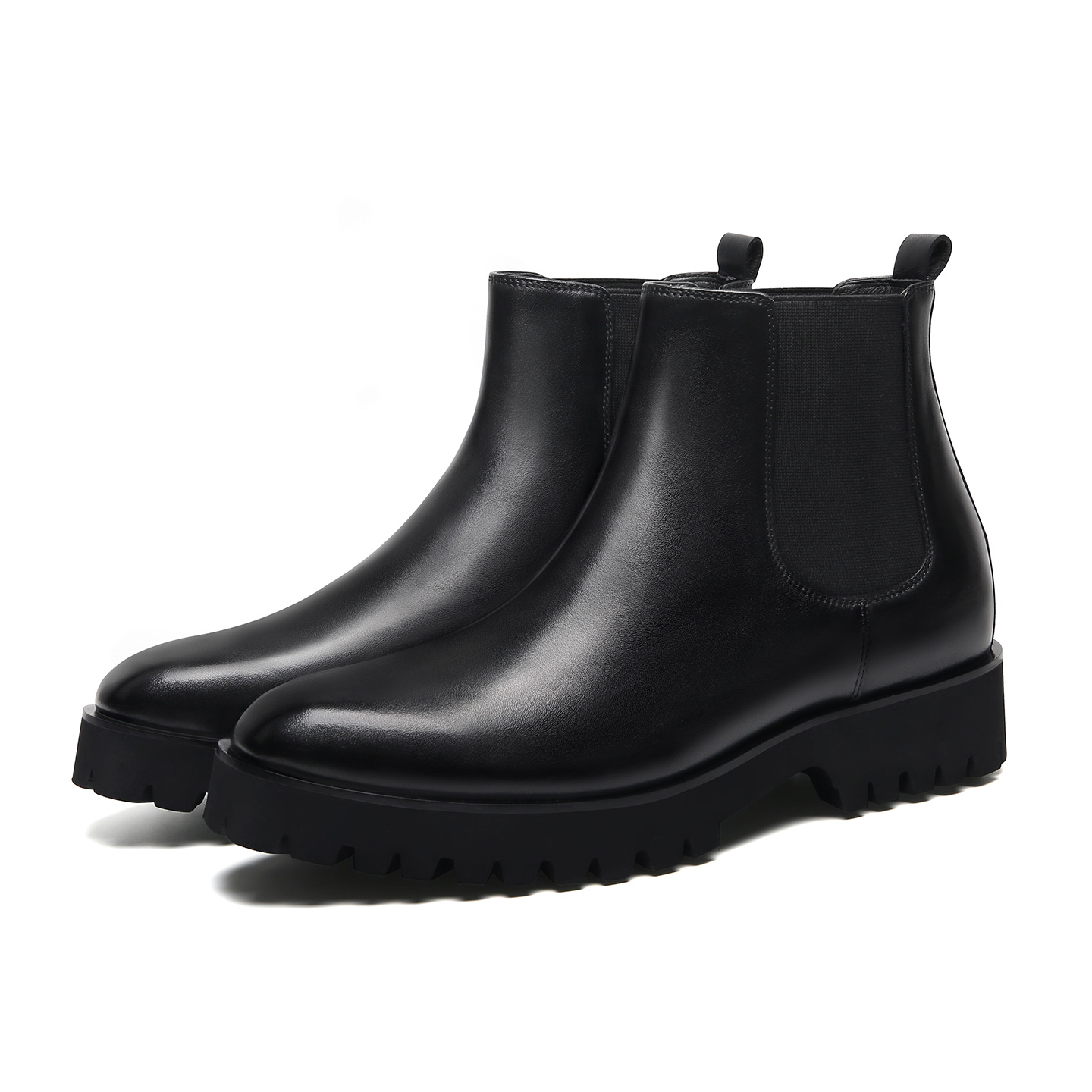 2025 New Arrival Hight Quality Custom Logo Boots Men Shoes Artificial Leather Boots Pigskin Lining Casual Chelsea Boots Men