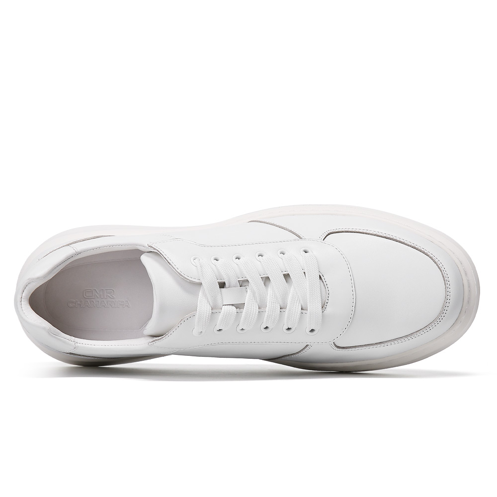 New Cheap Fashionable Unisex Sneakers White Lace-Up Board Working Shoes with Round Toe for Casual Outdoor Activities