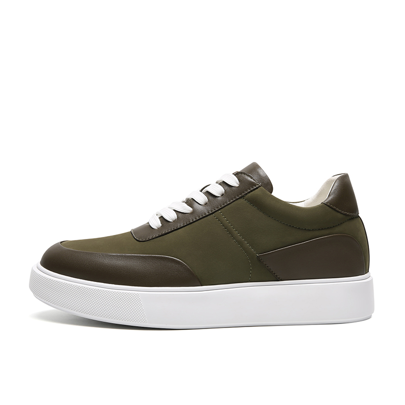 Sneaker Manufacture Comfortable Breathable Cow Leather Shoes Custom Mens Casual Shoes