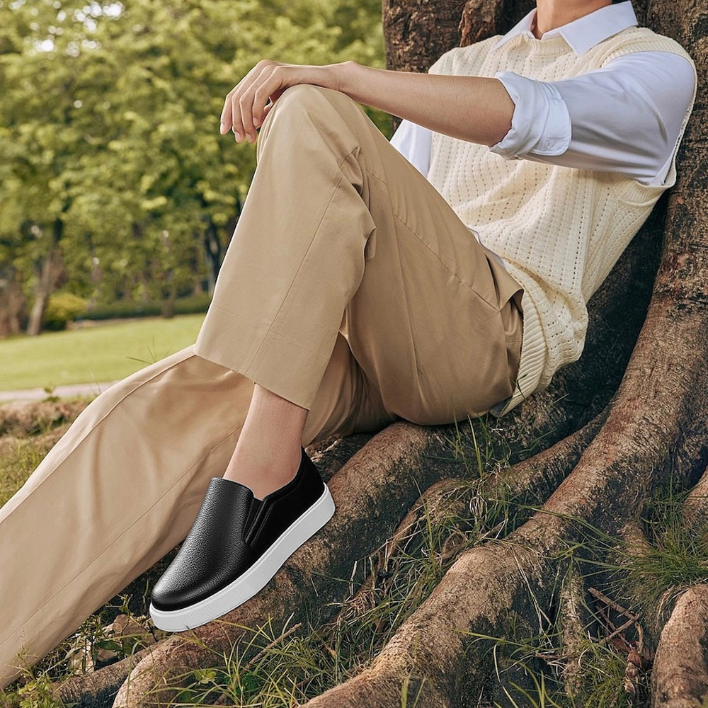 Step on Elastic Lazy Shoes for Men Flat Couple Sports Casual Board Shoes