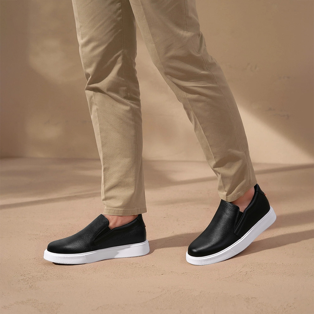 Step on Elastic Lazy Shoes for Men Flat Couple Sports Casual Board Shoes