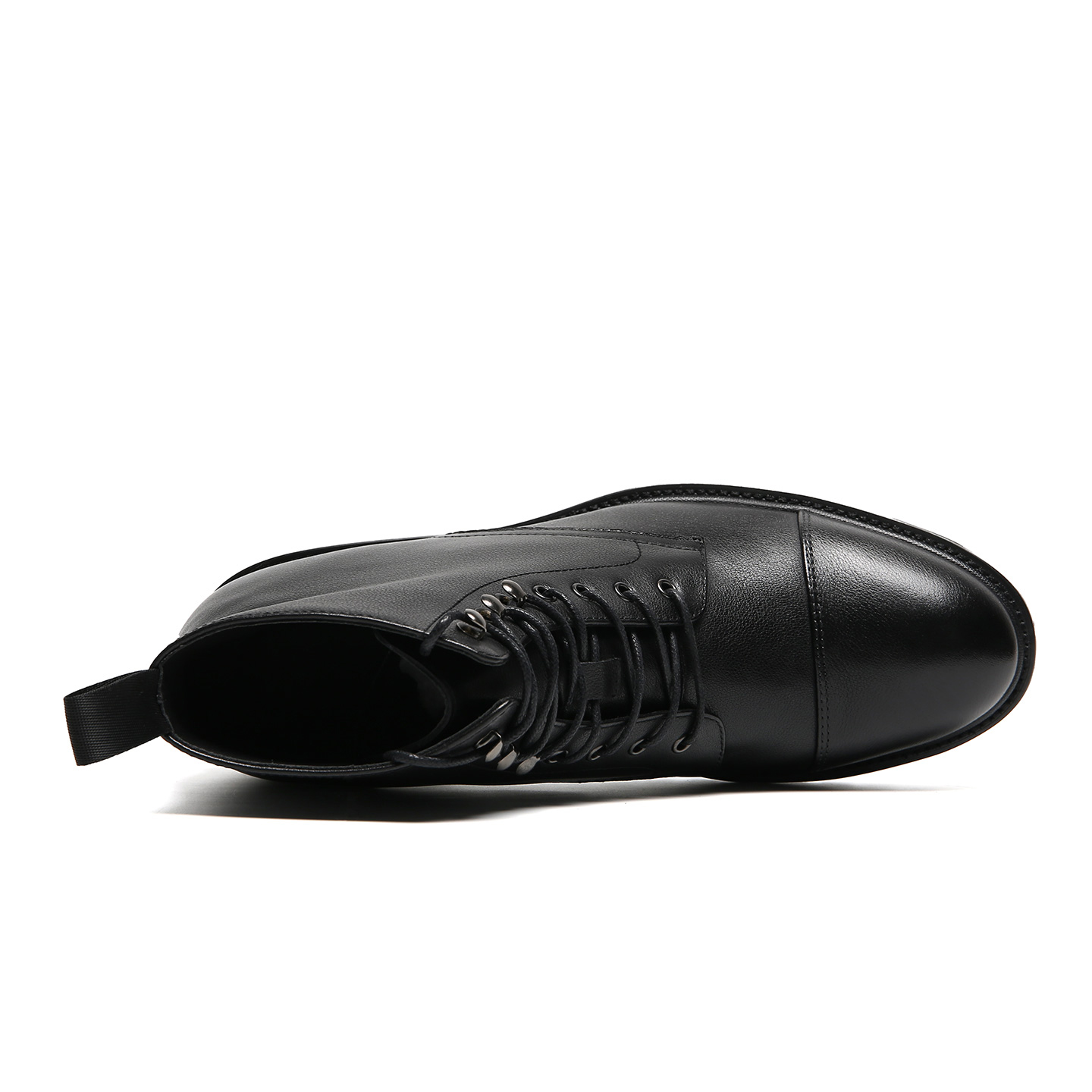 2025 New Arrival Leather Boots Men Winter Rounded Business Casual Leather Shoes Men Ankle Boots
