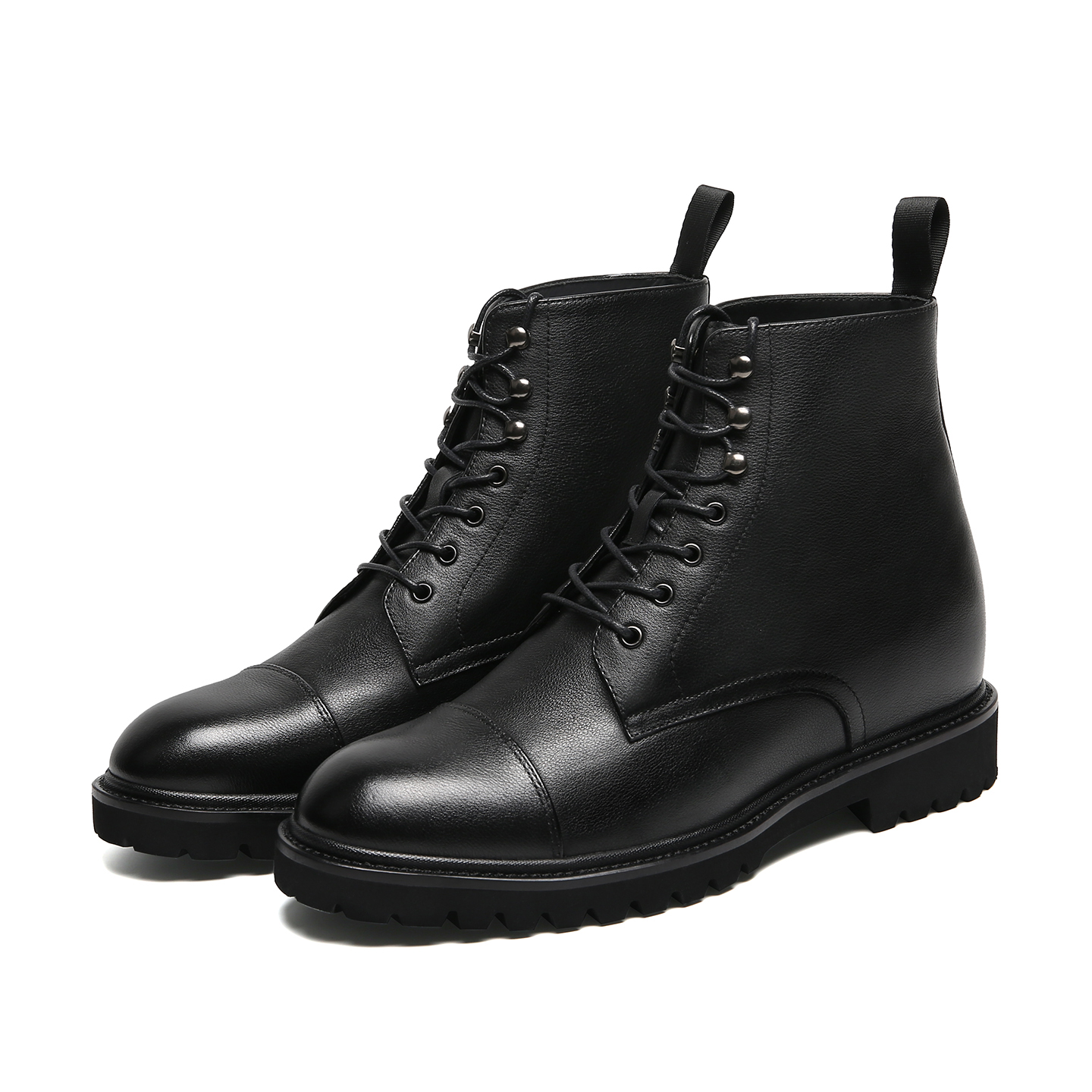 2025 New Arrival Leather Boots Men Winter Rounded Business Casual Leather Shoes Men Ankle Boots