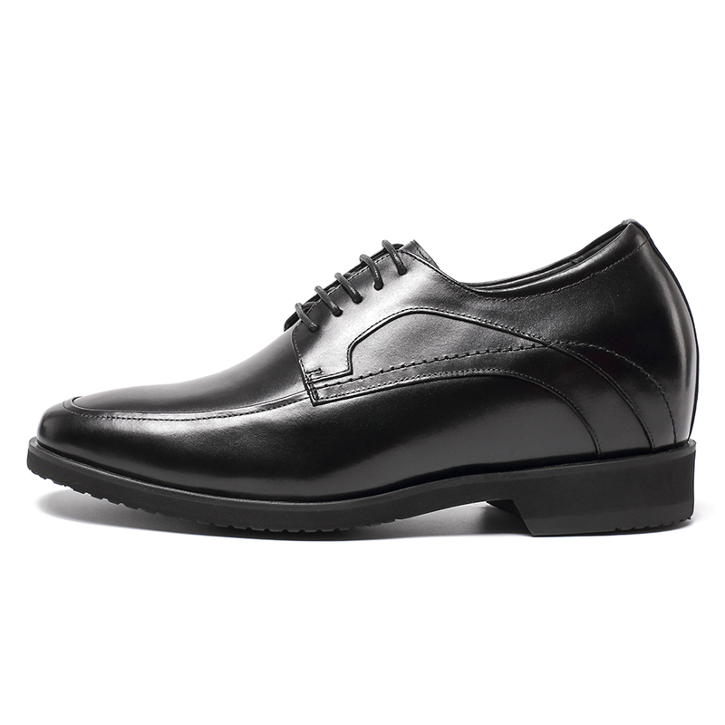 Height 9CM dress genuine leather formal shoes for men
