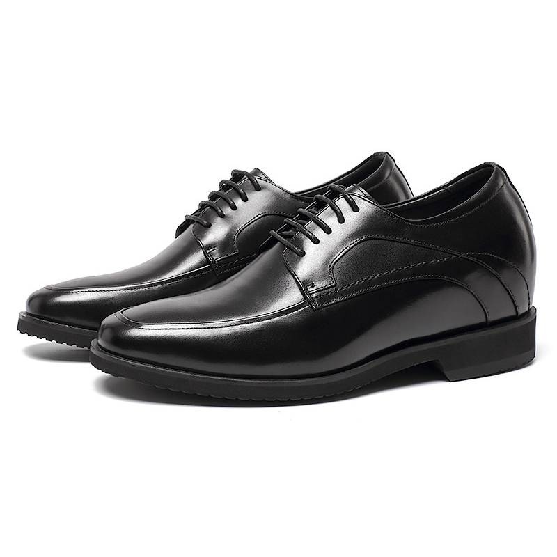 Height 9CM dress genuine leather formal shoes for men