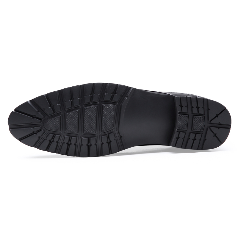 Get taller 12CM cow leather dress men elevator shoes