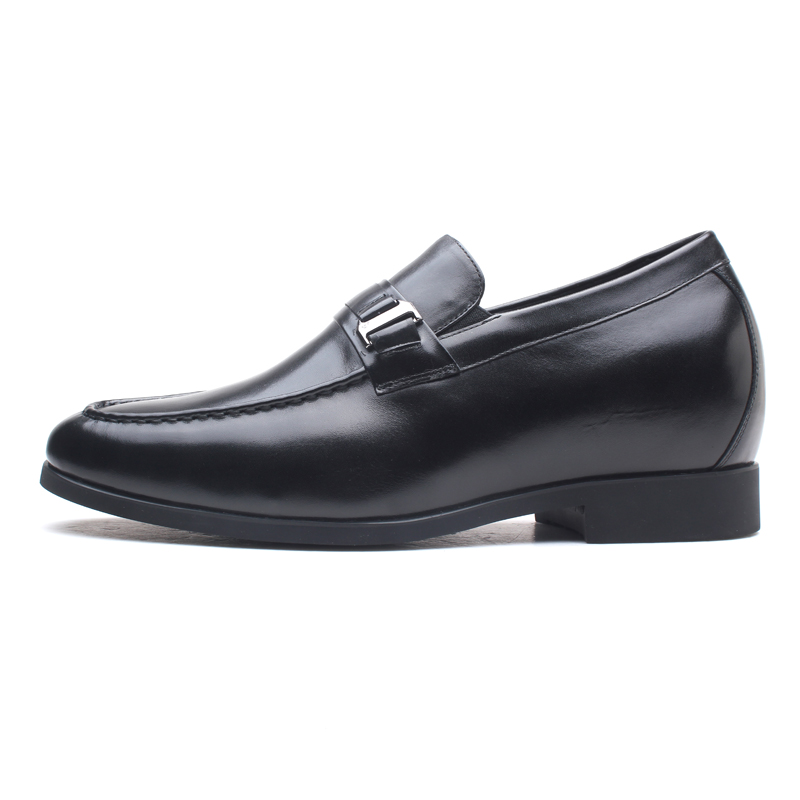 Male high-class business leather men loafer Dress Elevator shoes