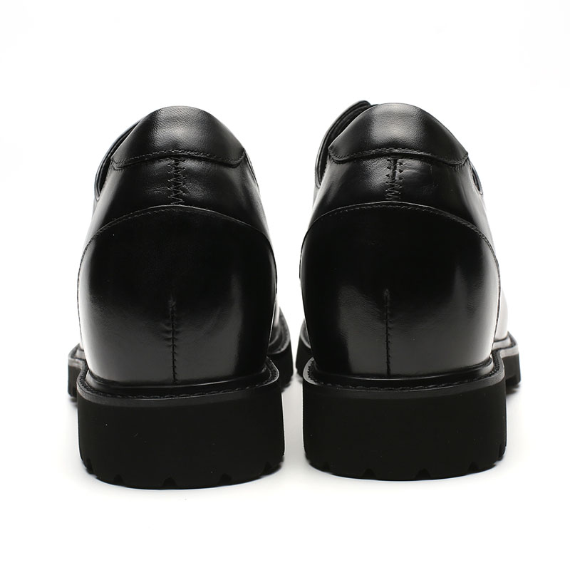 Black 10cm Fashion Dress Elevator Shoes