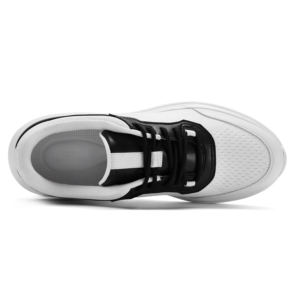 New Designer Athleisure Sneakers for Men Luxury Breathable Trendy Chunky Casual Shoes Closed Toe for All Seasons Outings
