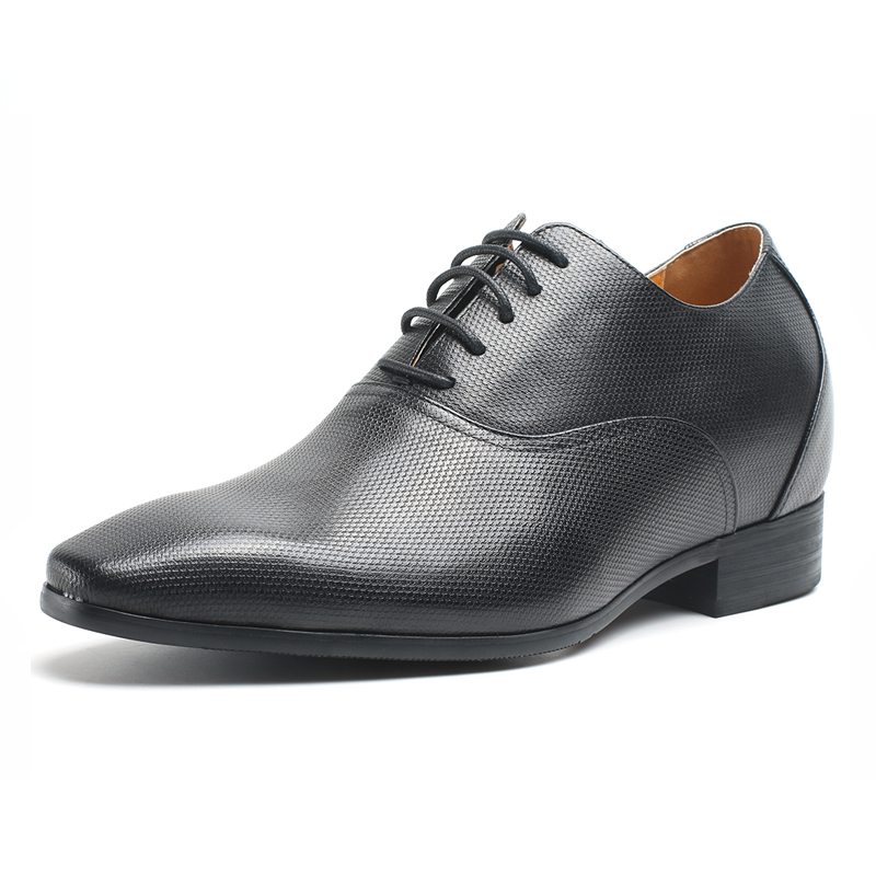 Genuine leather height elevator Men leather Dress shoes
