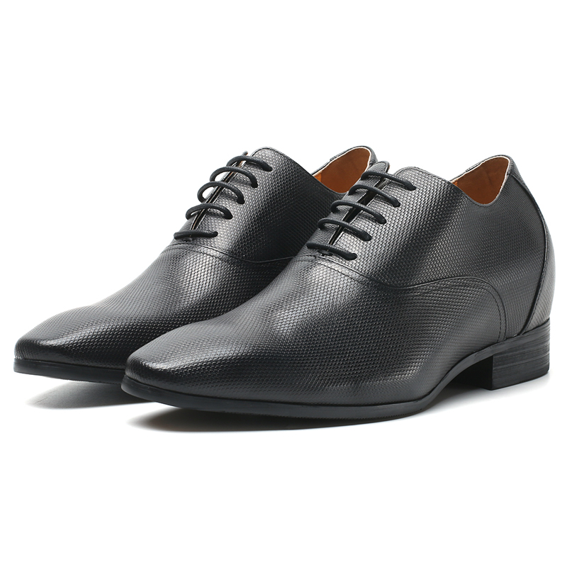 Genuine leather height elevator Men leather Dress shoes