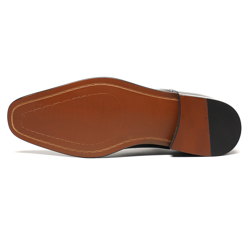 wholesale Top grade OEM brands leather Dress Elevator Shoes Men