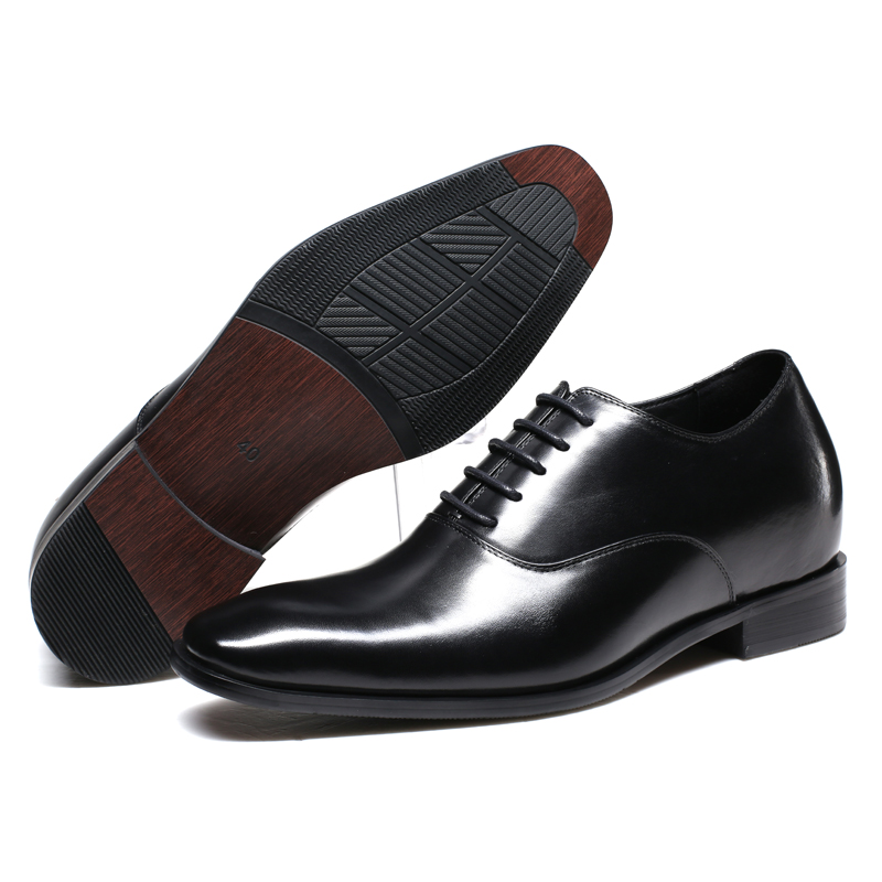 New design italian elevator wedding formal dress shoes men