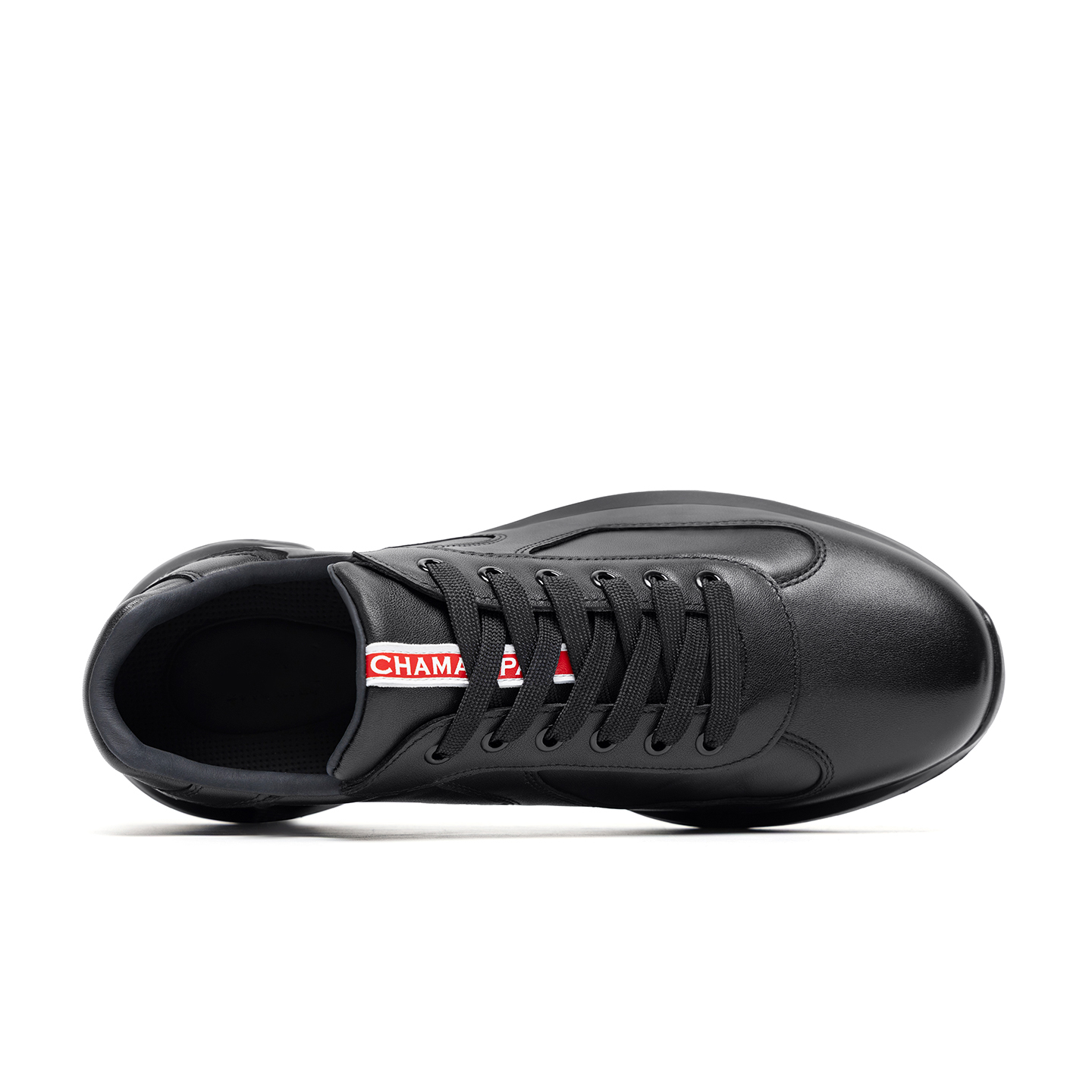 2025 New Arrival Factory Customization High Quality Luxury Casual Running Shoes Sneakers Genuine Cow Leather  Breathable Round Toe Men Sports Shoes Height Increasing 7cm