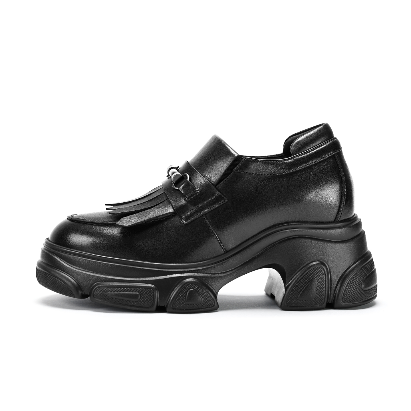 Dropshipping Custom Logo 2025 Fashion Leather Loafer Women Casual Dress Shoes