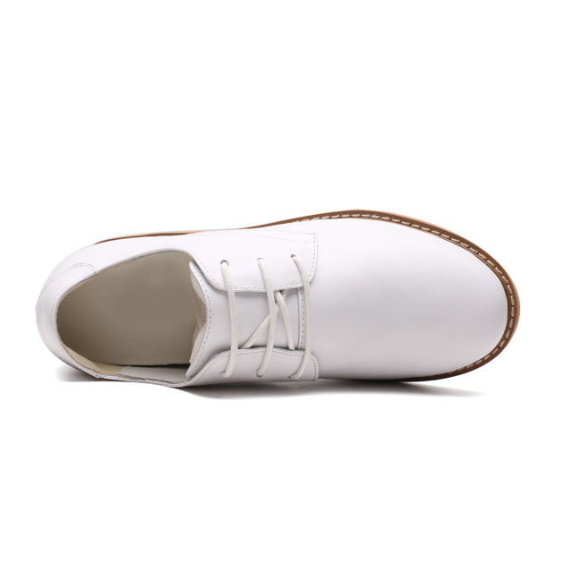 White 7cm Height Height Lady Casual Dress Shoes