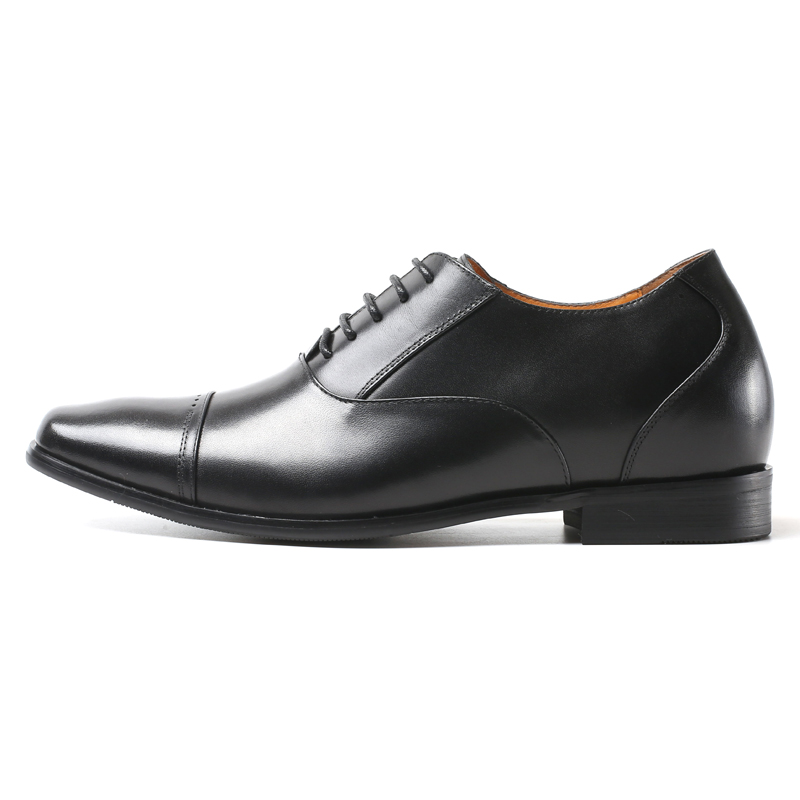 British designer handmade genuine leather men dress elevator shoes