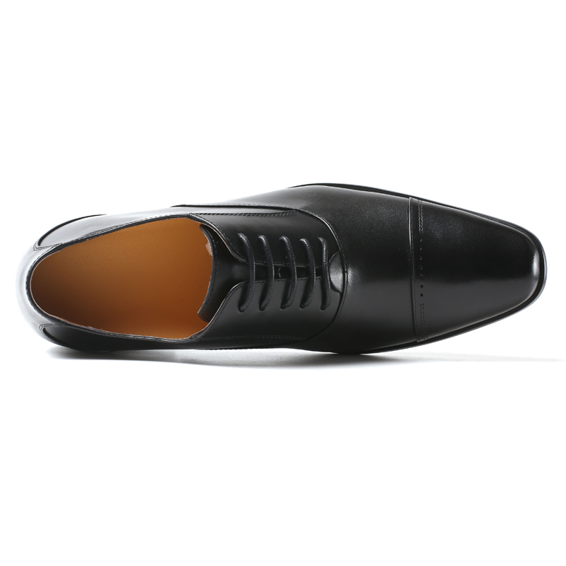 British designer handmade genuine leather men dress elevator shoes