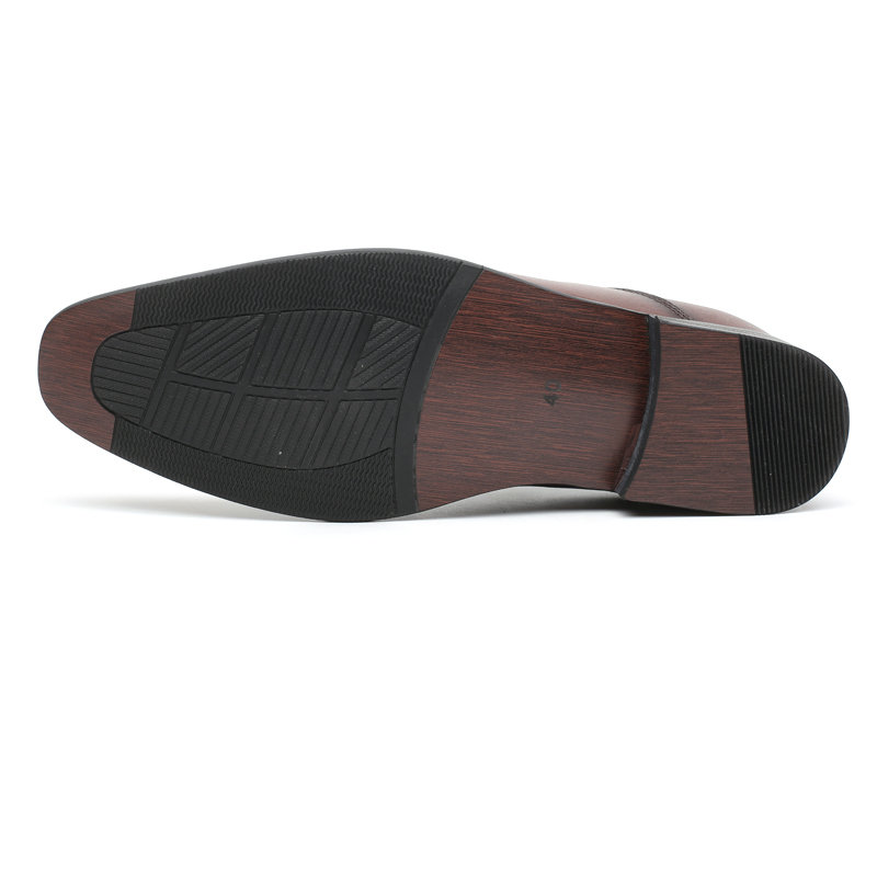 Handmade height increasing cow leather men dress shoes