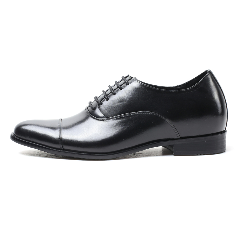 OEM Wholesale pure latest genuine leather dress wedding formal elevator shoes