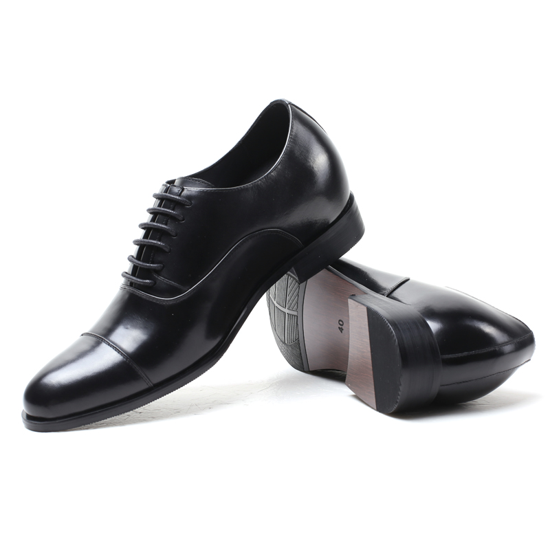 OEM Wholesale pure latest genuine leather dress wedding formal elevator shoes