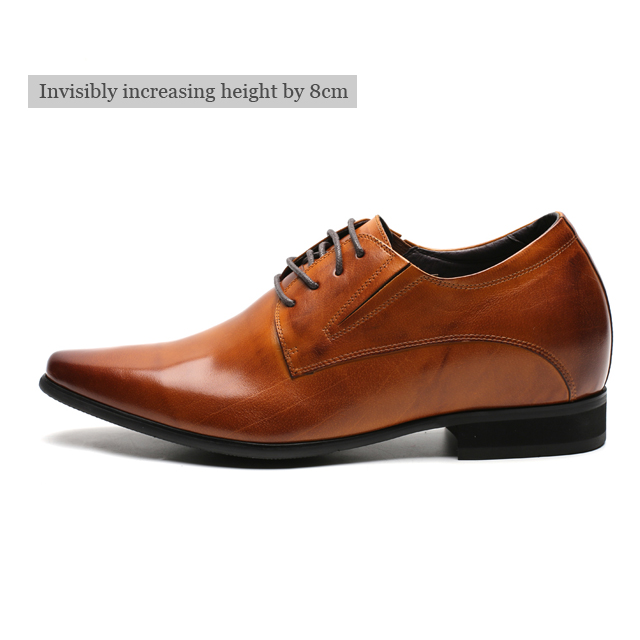 Chinese guangzhou shoes supplier soft calf leather party elevator dress shoes