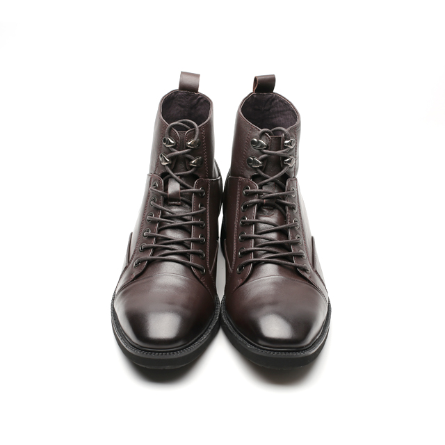 Genuine leather elevator boots formal dress shoes for men