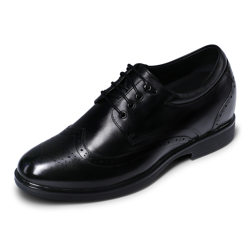 Private custom high quality Embossing real leather business formal dress man