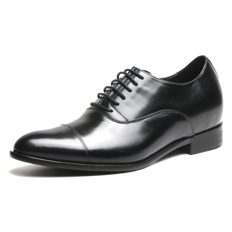 OEM Wholesale pure latest genuine leather dress wedding formal elevator shoes