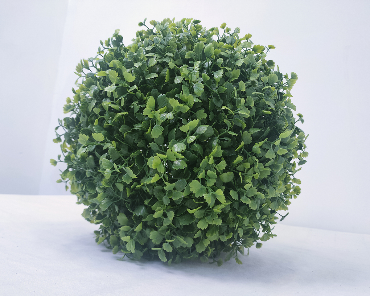 Simulated flower ball of Adiantum