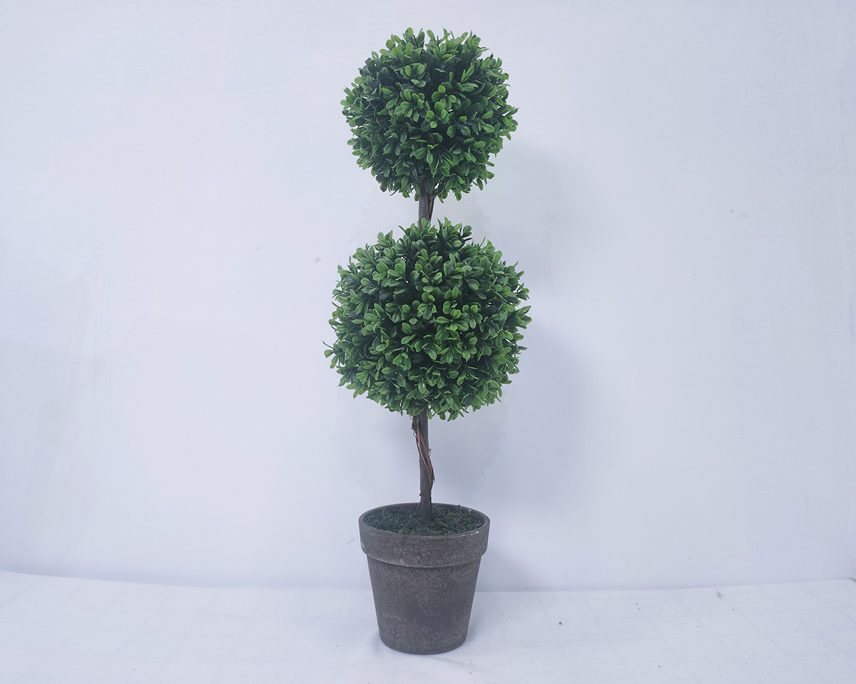Icelandic wolfberry leaf simulation double ball tree